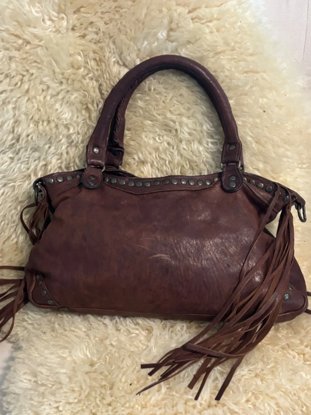 Original Infinity Italian Leather Bag Boho/Shoulder